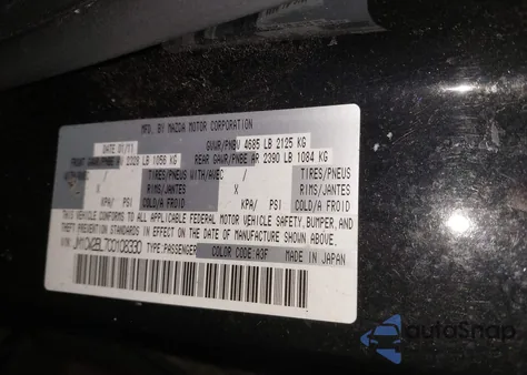 2012 Mazda Mazda5 Sport from USA, damaged, VIN JM1CW2BL7C0108330